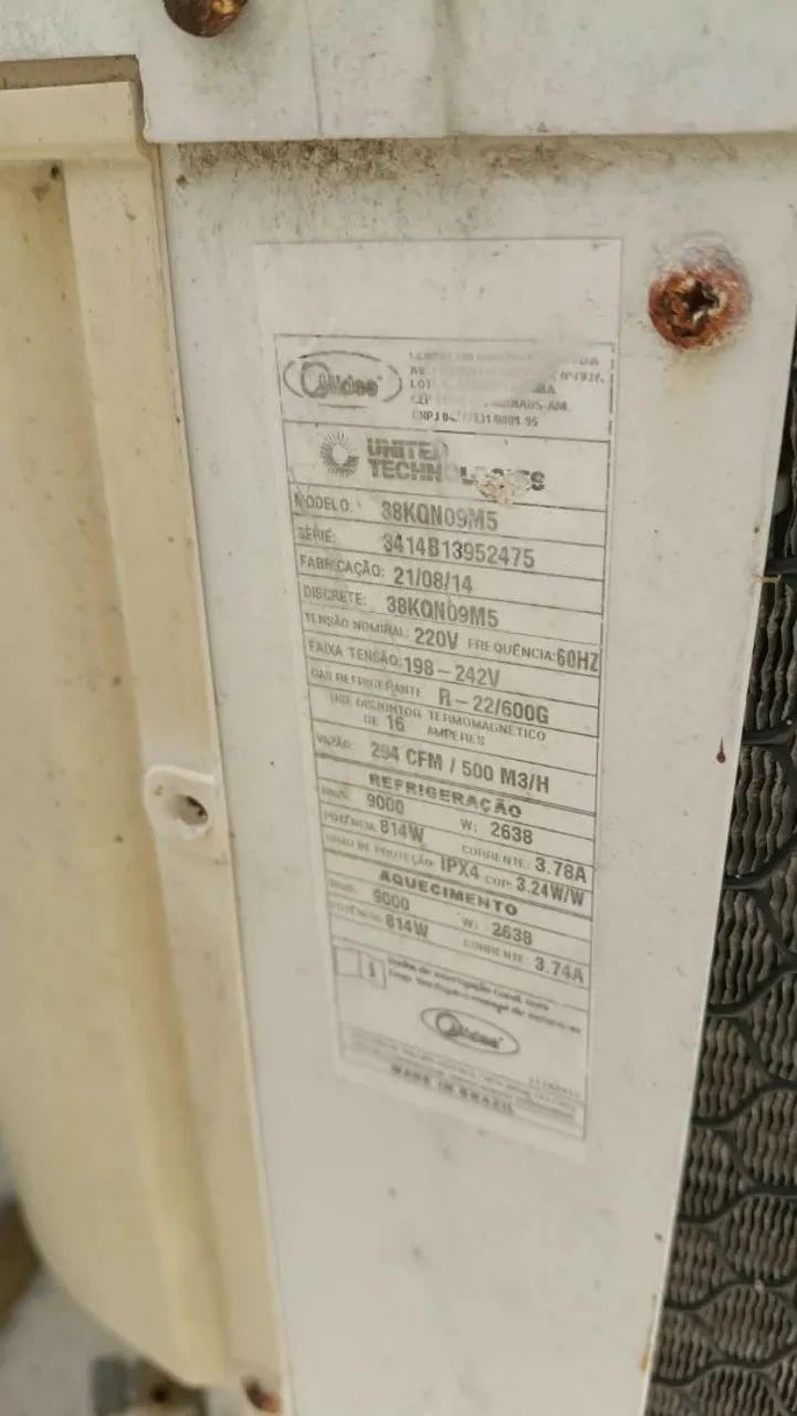 Ar Condicionado Springer Midea 9000Btu - Defeito - Foto 3