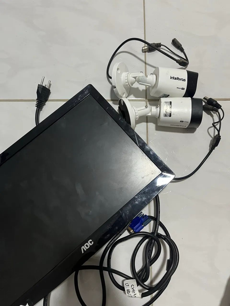 Monitor e câmeras 