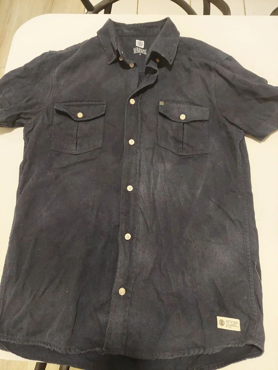 CAMISA CASUAL AZUL-MARINHO ELEMENT!!!!
