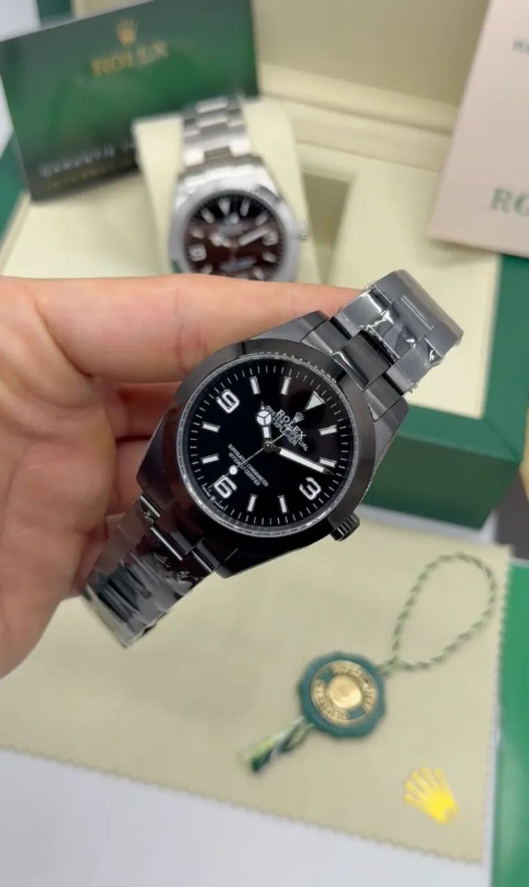 Rolex Explorer 40mm Automático + Caixa Rolex Completa - Foto 4