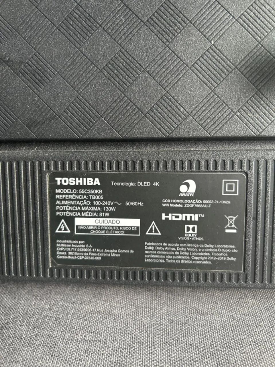 SMART TV TOSHIBA 55 - LED 4K - OPORTUNIDADE - Foto 5