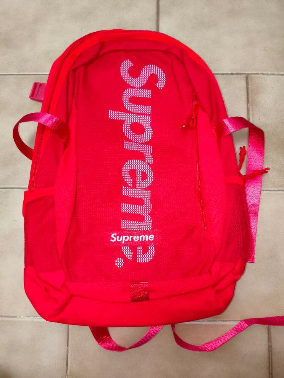 Mochila supreme vermelha 