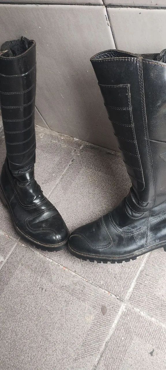 Bota cano longo para motoboy  - Foto 3