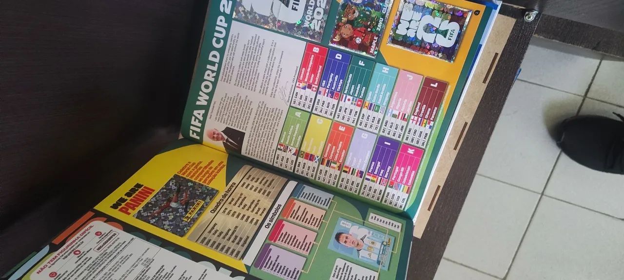 Álbum da Copa 100% completo  - Foto 4