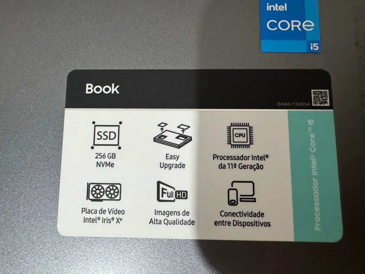 Notebook i5 de 11ª geração, muito bem conservado e em estado de novo. OBS: Aceito IPhone  - Foto 2