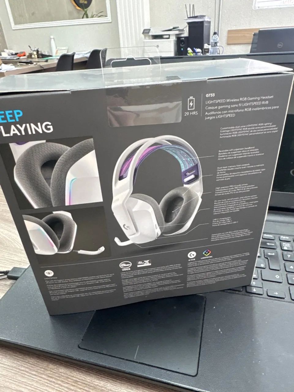 Headset fone gamer Logitech G733 - Foto 2