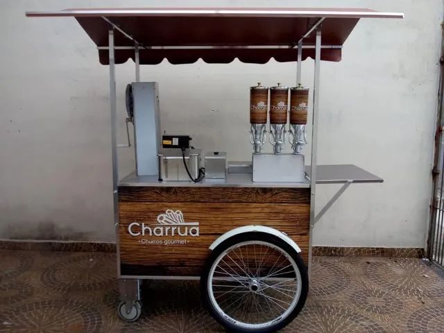 Carrinhos de pipoca, lanches e churros gourmet novo - Foto 2