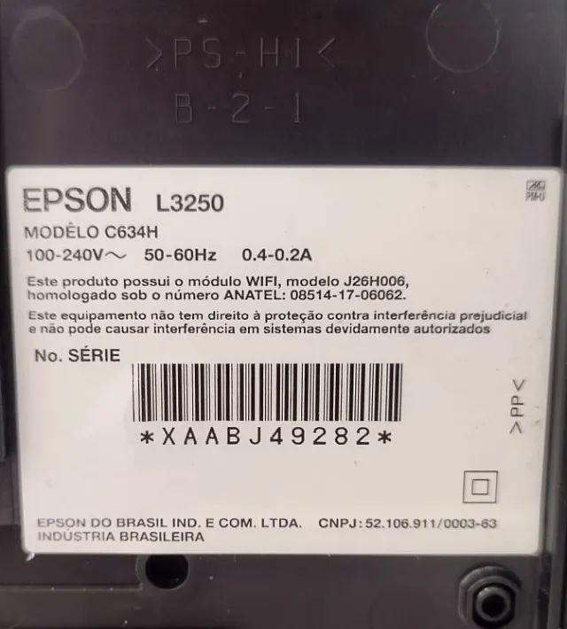 Impressora Multifuncional Cor Epson Ecotank L3250 - Foto 4