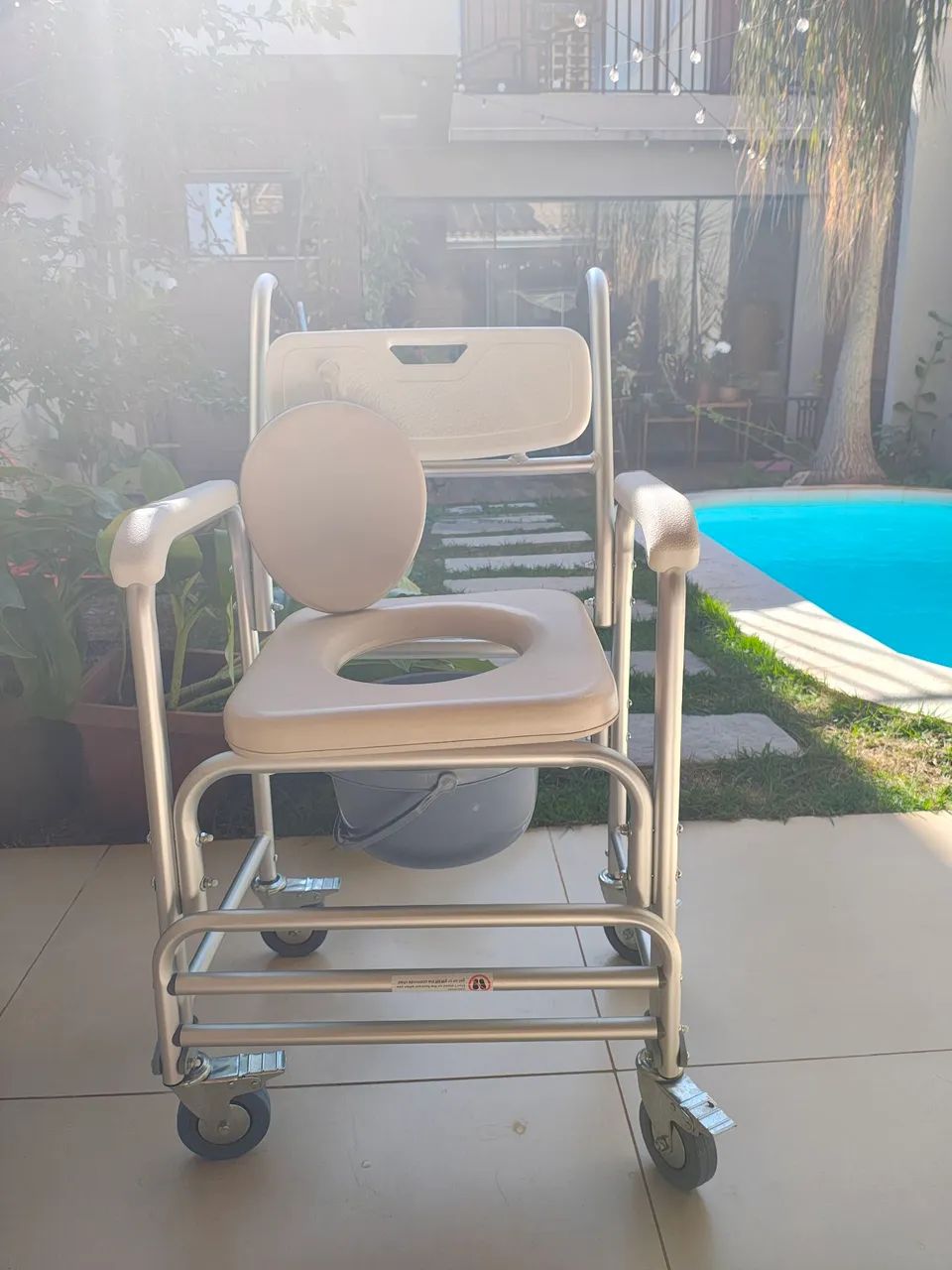 Cadeira de rodas de banho - Foto 2