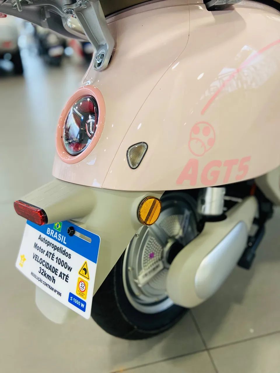 Scooter eletrica AG T5 rosa - Foto 3