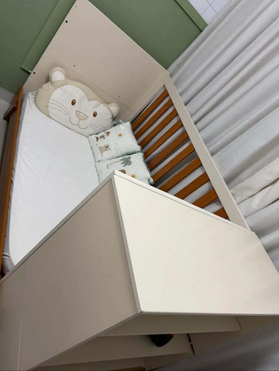 Berço que vira cama! 