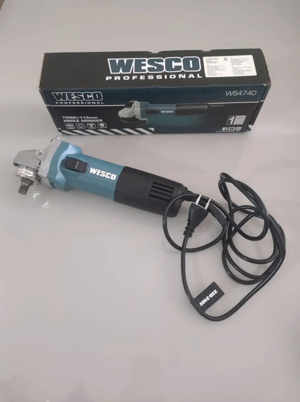 Esmerilhadeira Angular Wesco Professional, modelo WS4740 - Foto 3