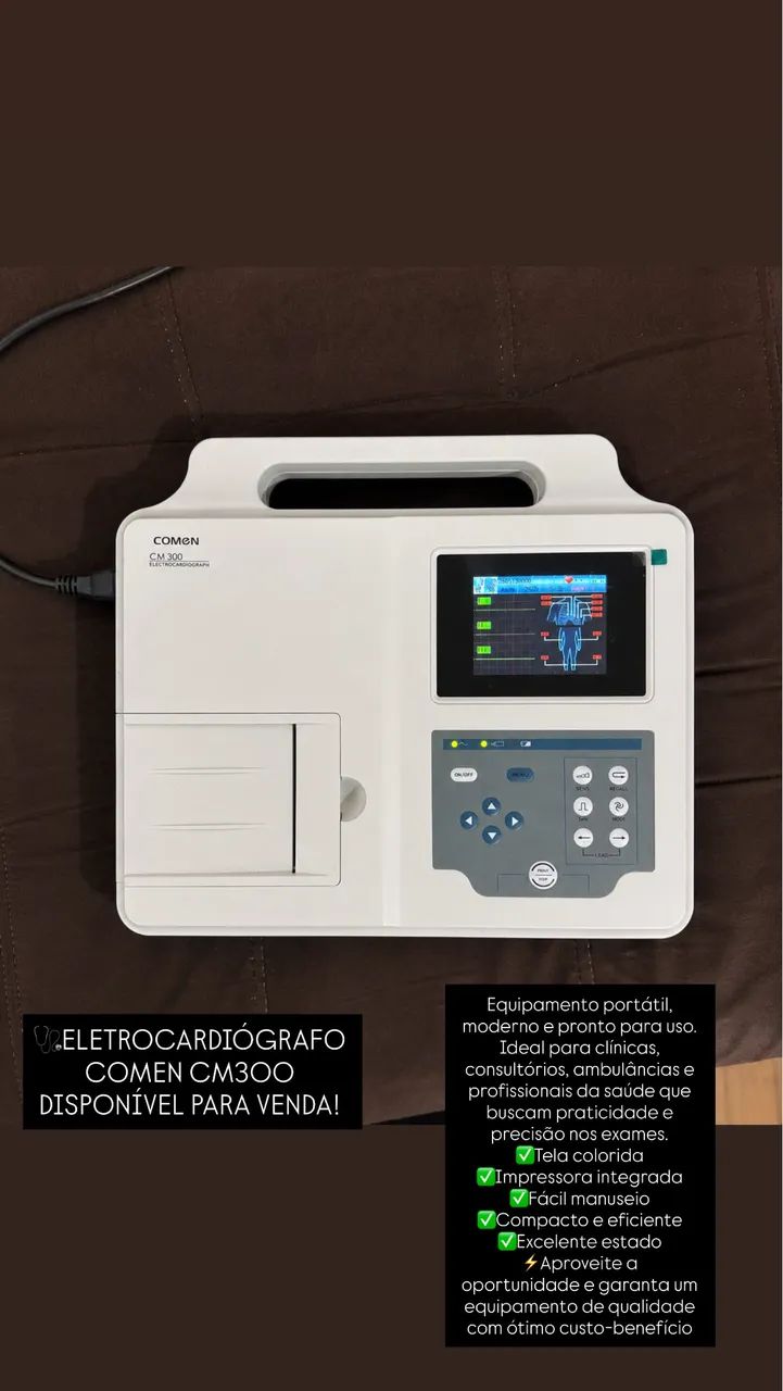 Eletrocardiografo comem cm 300 - Foto 3