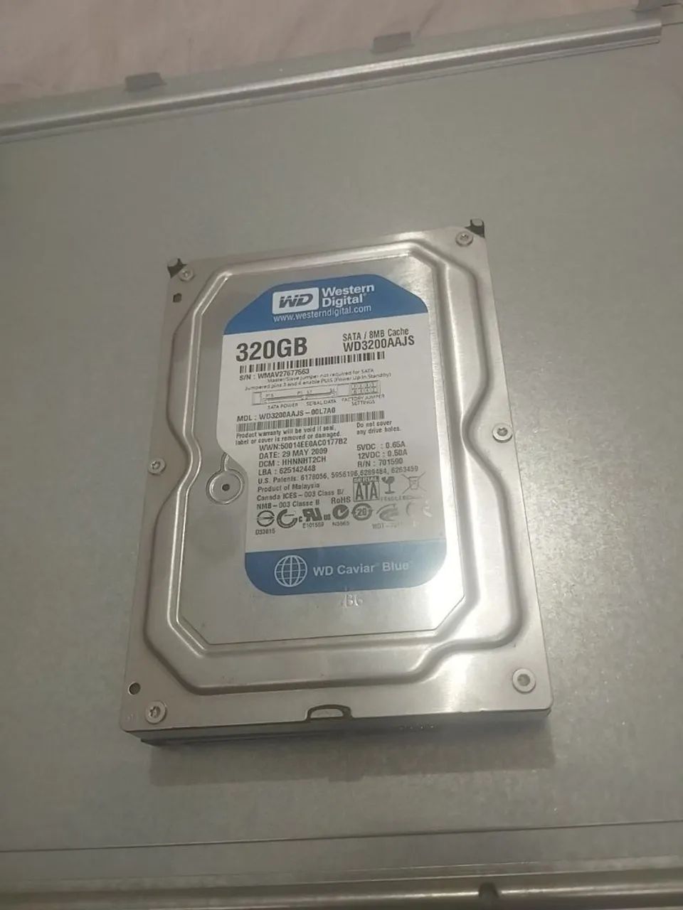 Hd interno 320gb western