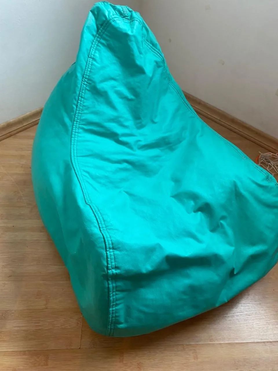 Puff infantil verde água
