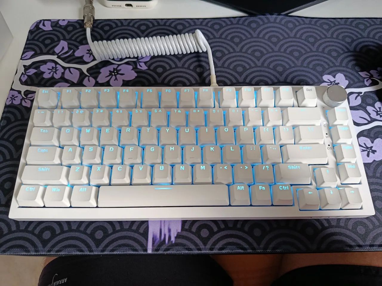Ajazz ak820 - branco  - Foto 2