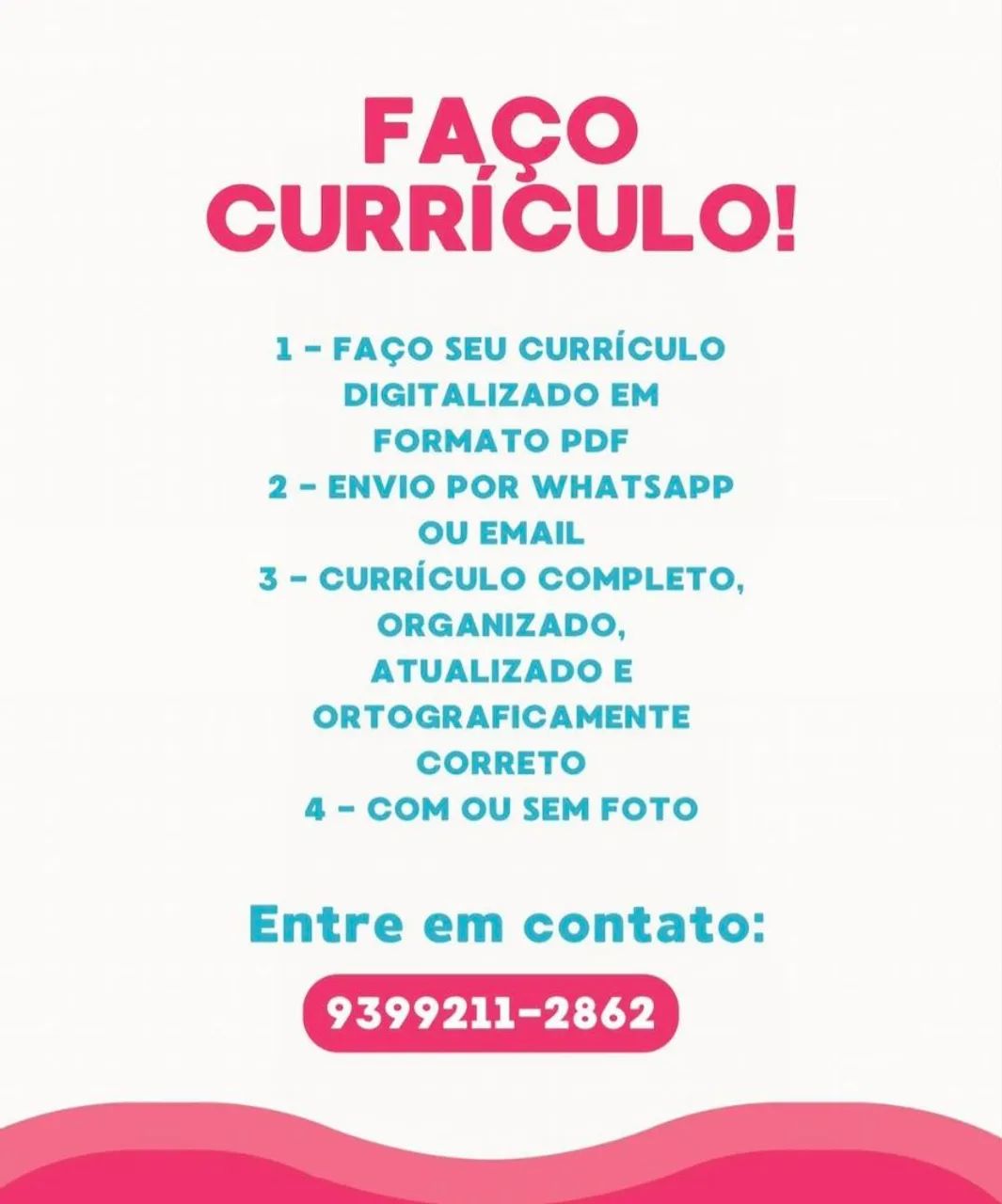 Currículo em pdf, adquira o seu!