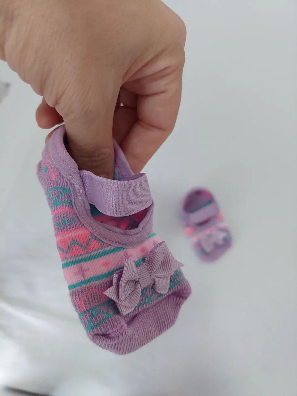 Meia sapatilha para bebê - Foto 3