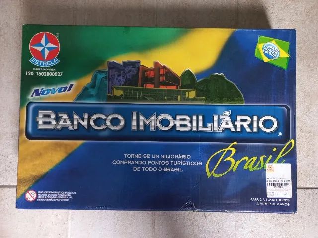 JOGO DE TABULEIRO BANCO IMOBILIÁRIO ESTRELA