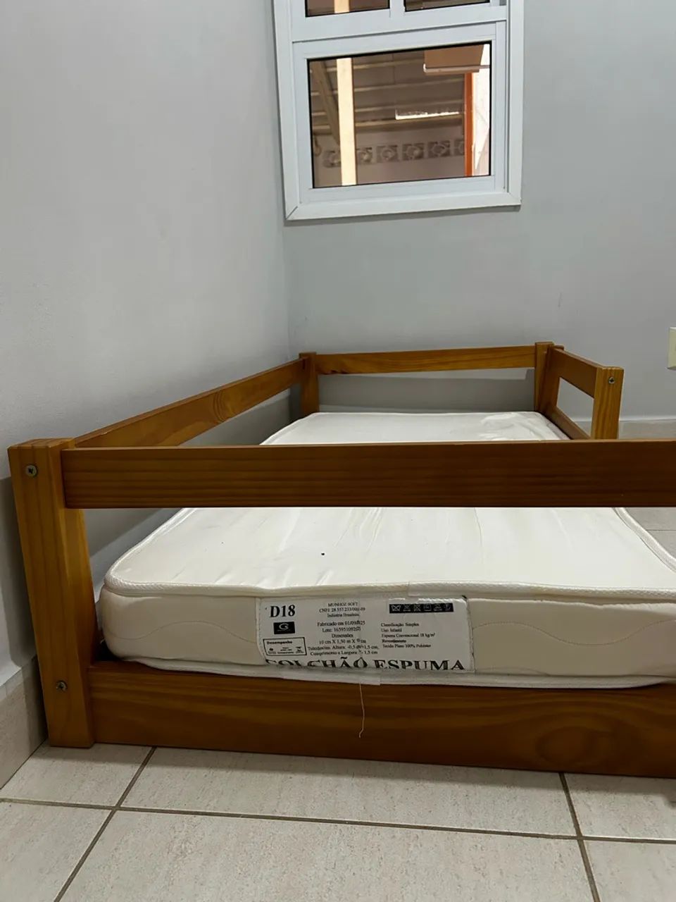 Cama infantil com colchão  - Foto 3