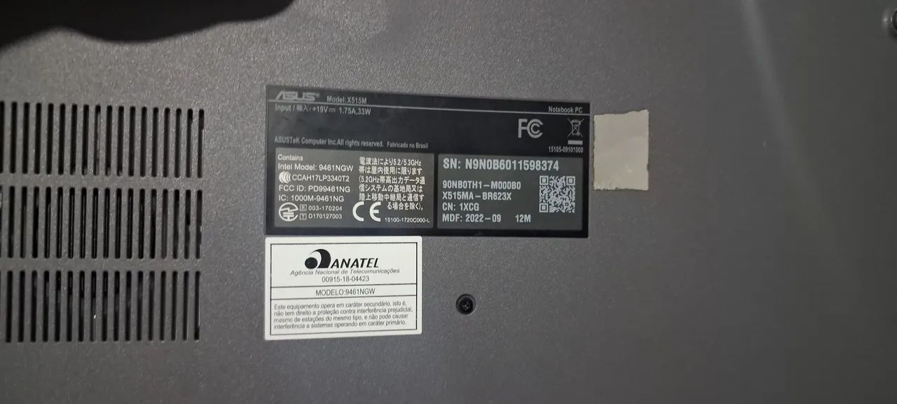 Notebook ASUS X515MA <br><br>/ SSD 128GB / 4GB RAM) - Foto 5