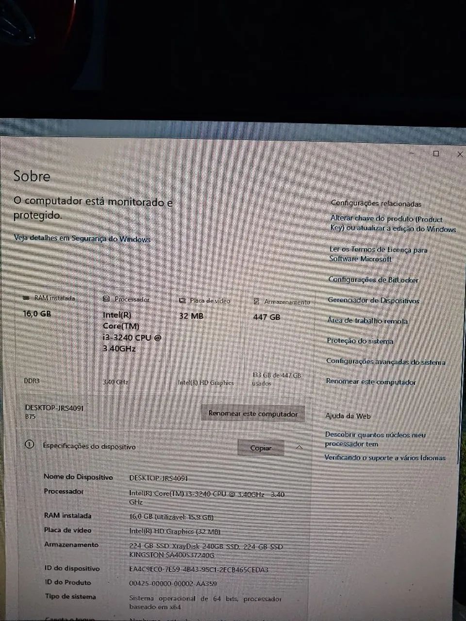 Pc i3 (Placa mãe com defeito) - Foto 3
