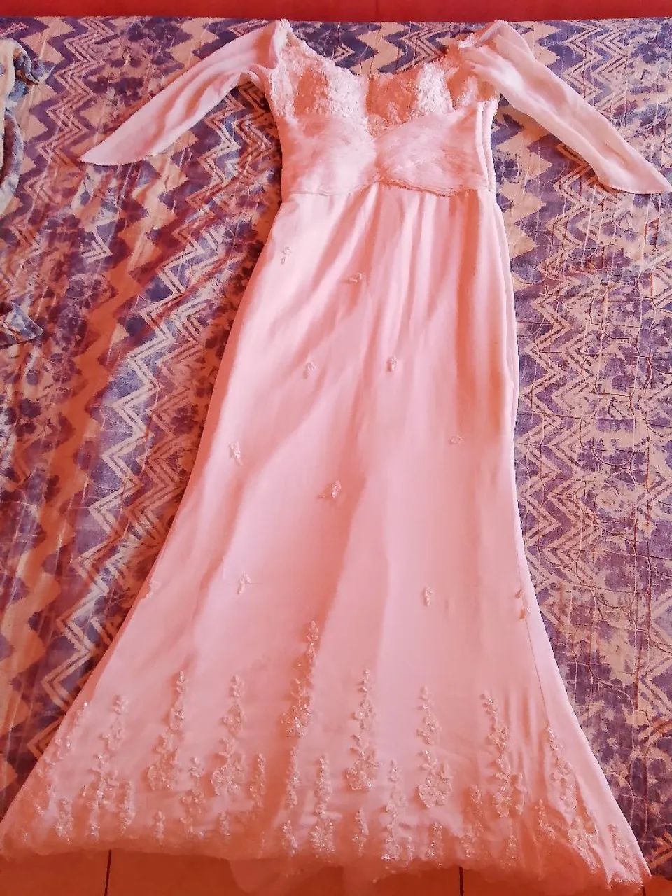 Vestido de noiva com cauda  - Foto 4