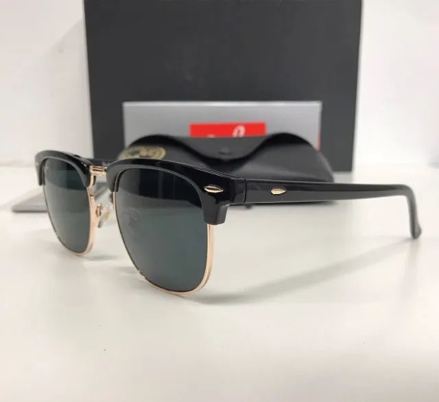 óculos de sol ray ban clubmaster tradicional - Foto 2