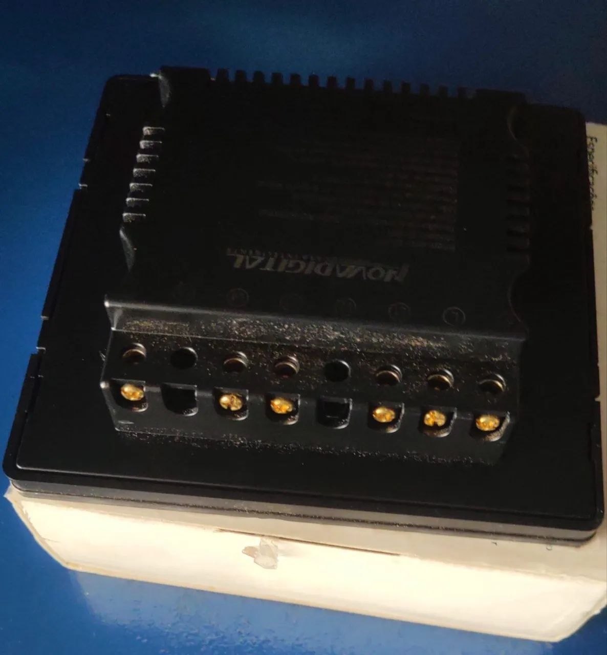 Interruptor inteligente Touch Wi-Fi 4 Teclas Nova Digital SYBR Preto casa inteligente