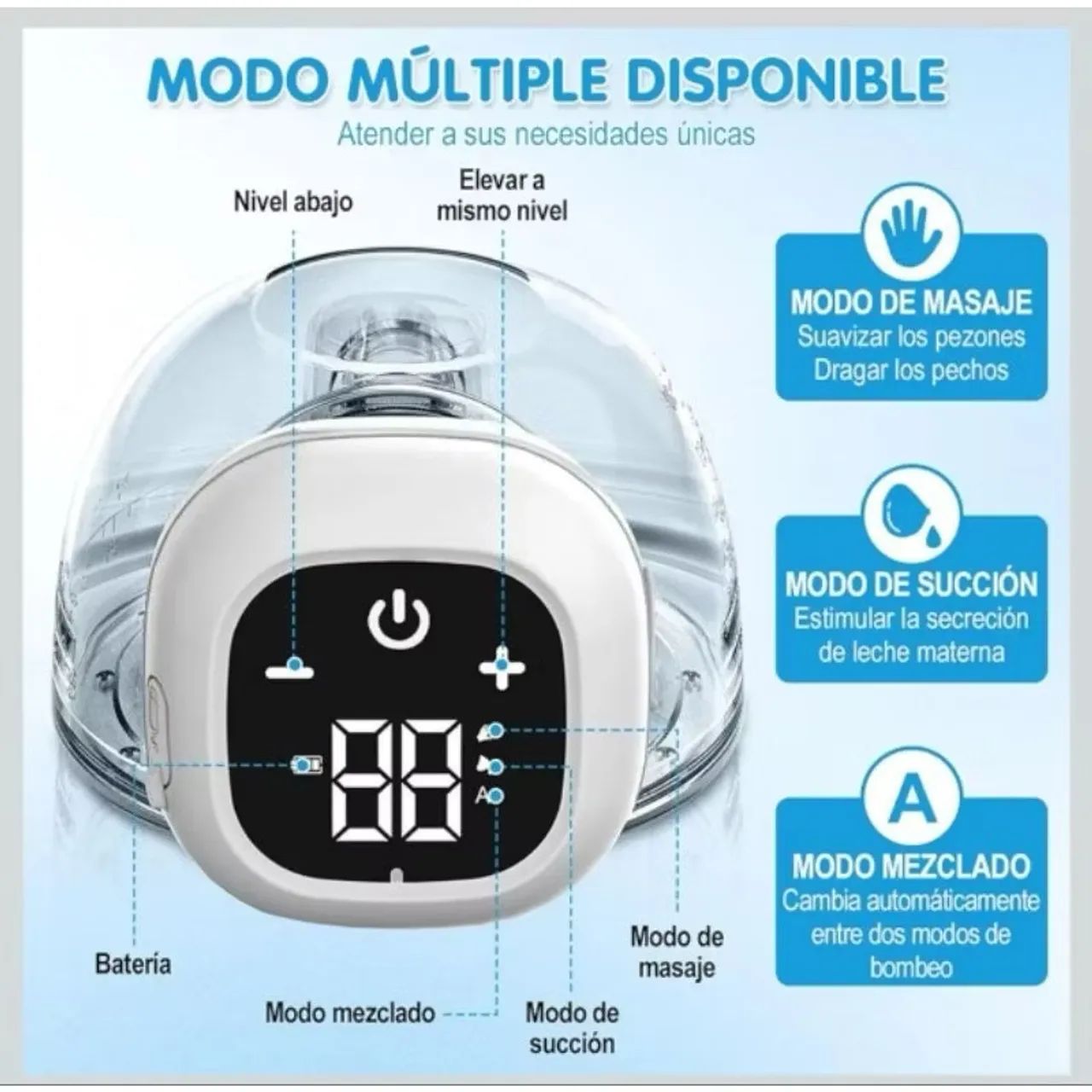 Extratora dupla de leite materno 