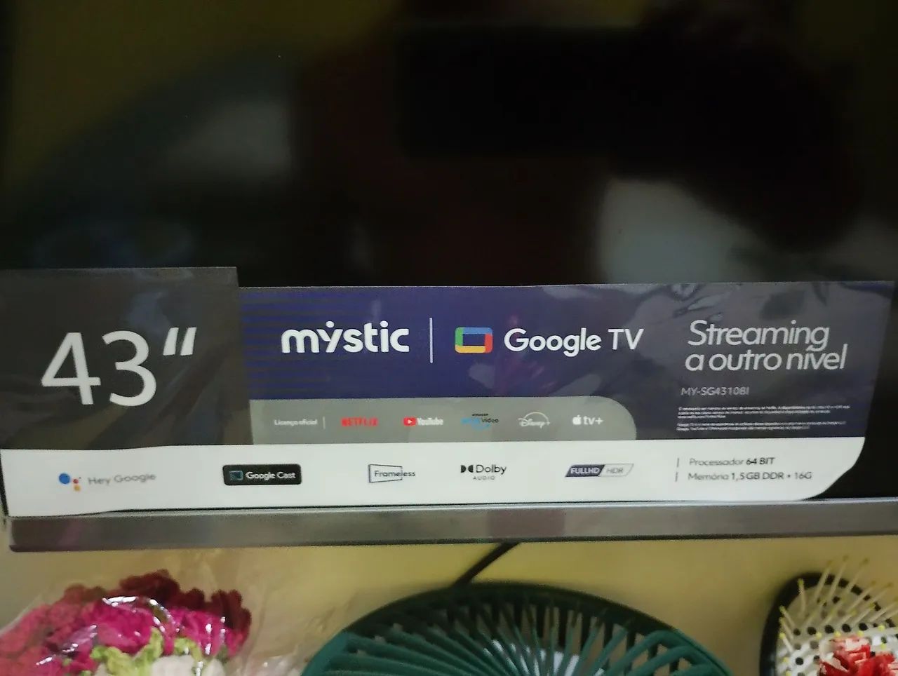 SmarTv 43 " Android (nota fiscal) - Foto 3