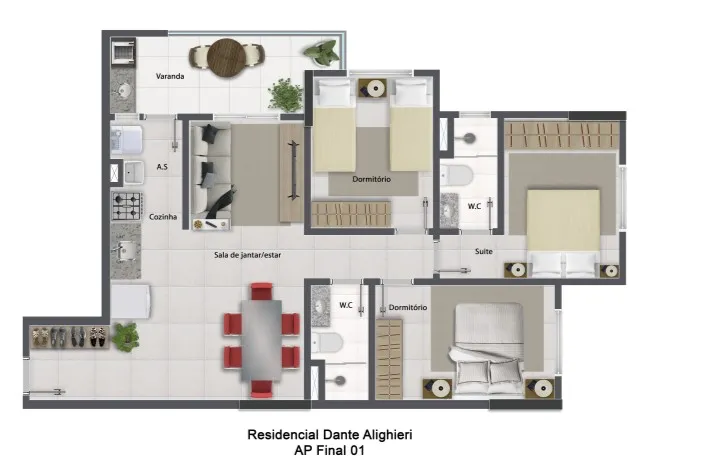 PLANTA 49m²