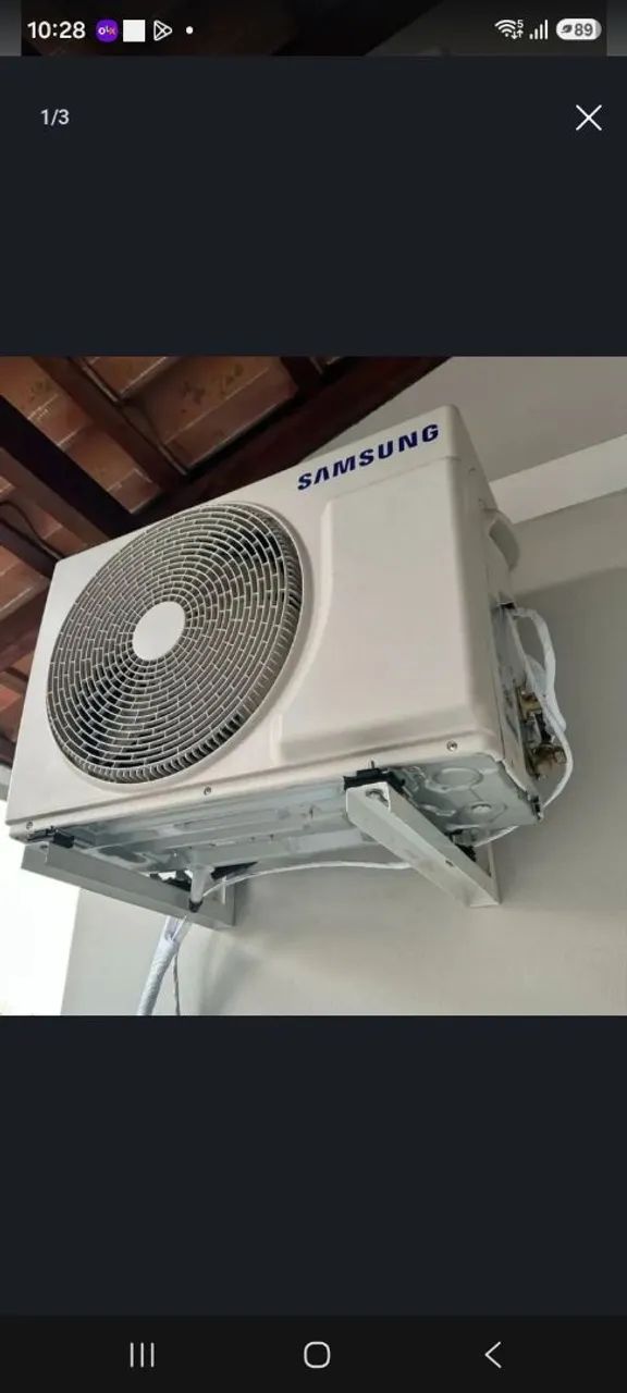 Ar condicionado praticamente novo