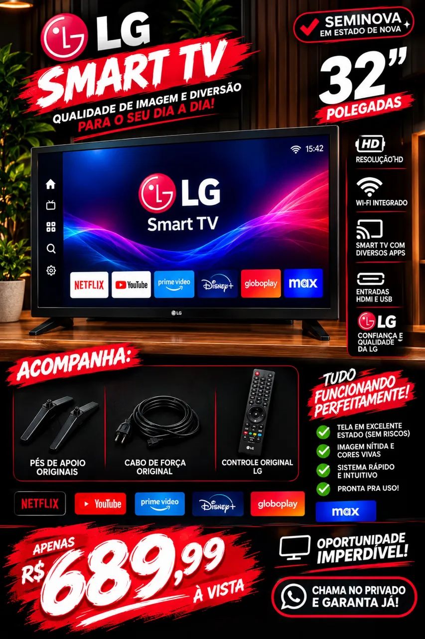 SmarTV LG 32? Seminova