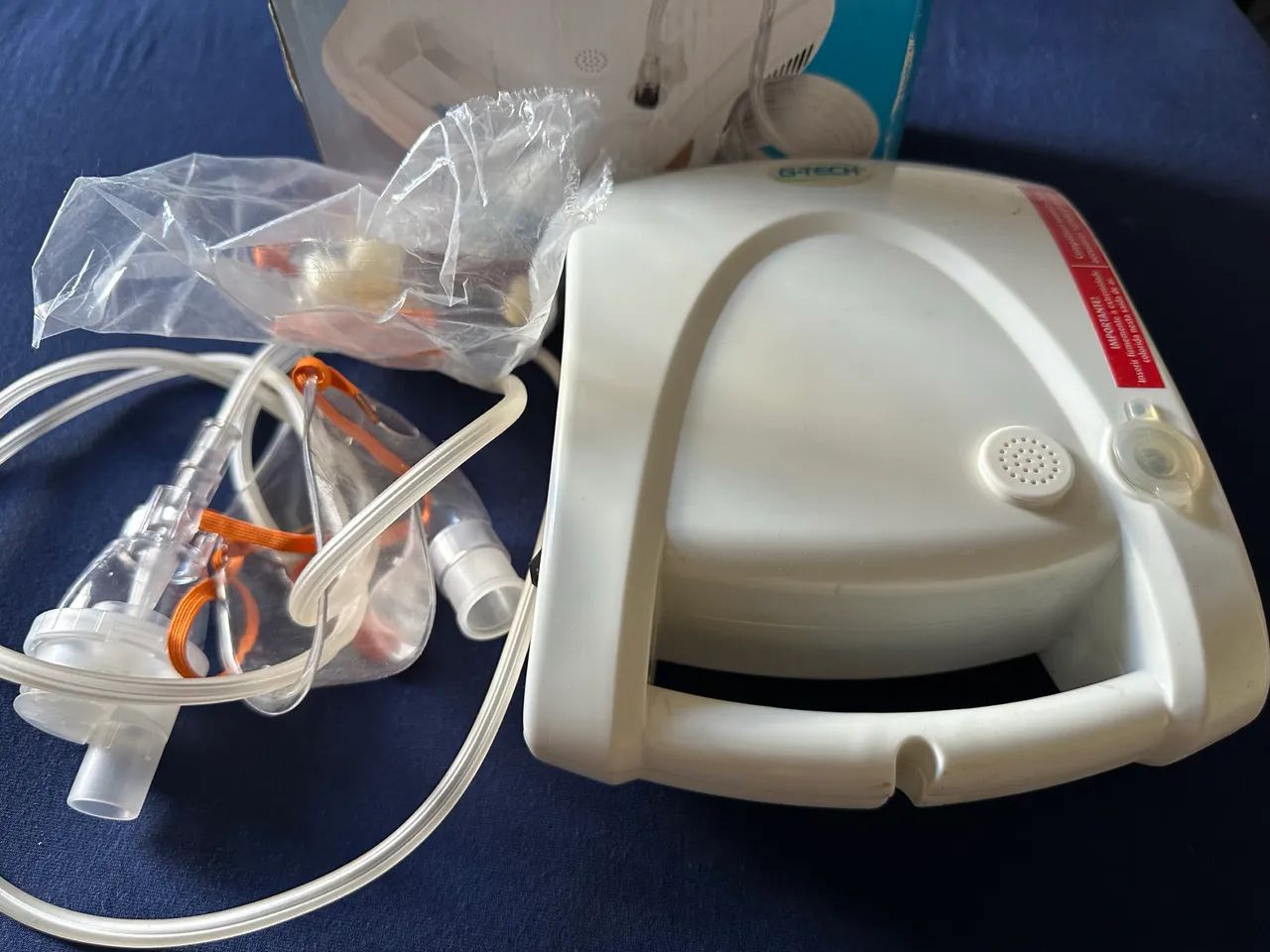 Inalador E Nebulizador Nebcom V Branco - G-tech - Foto 2