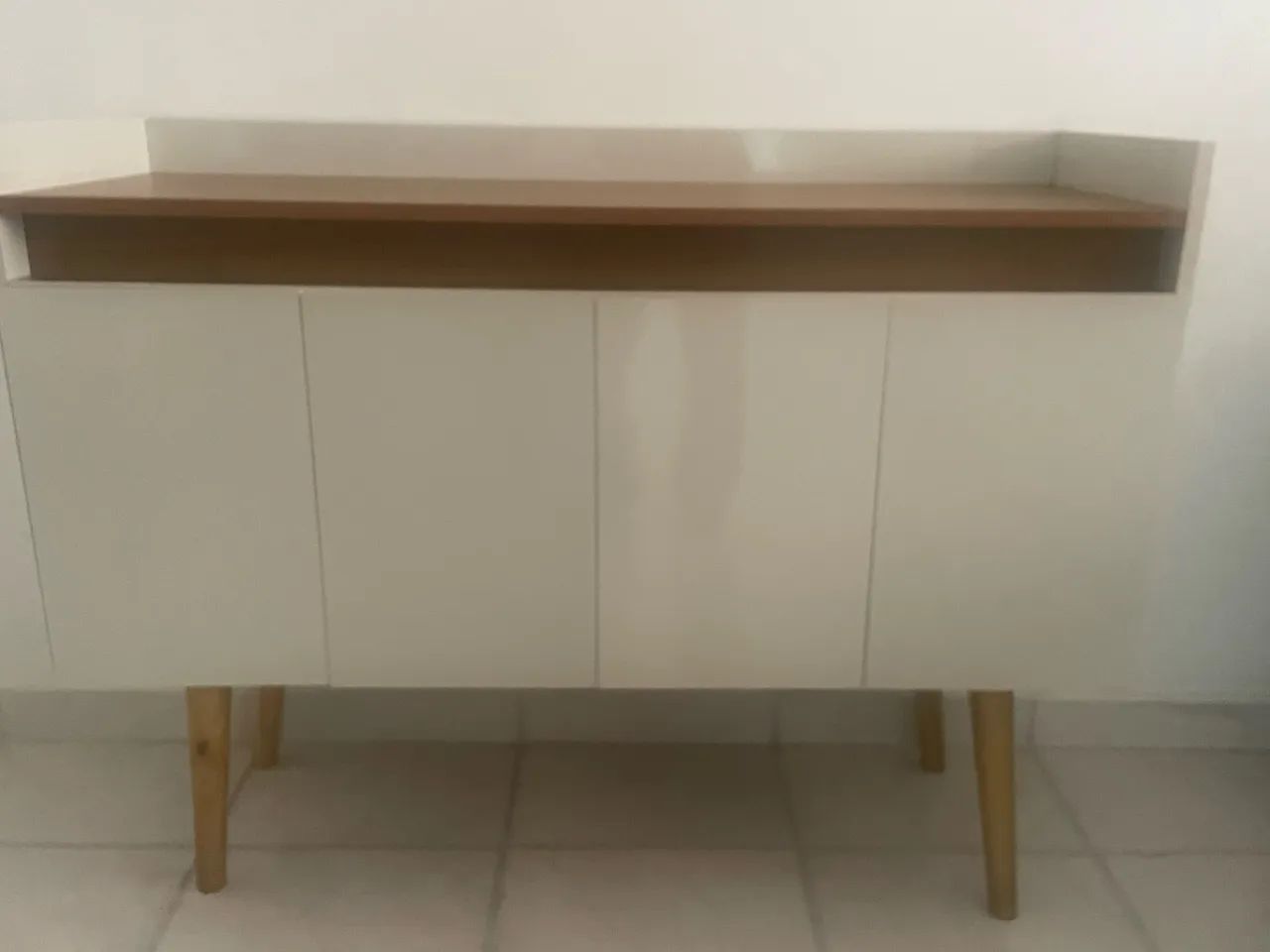 aparador off white e amadeirado - Foto 3