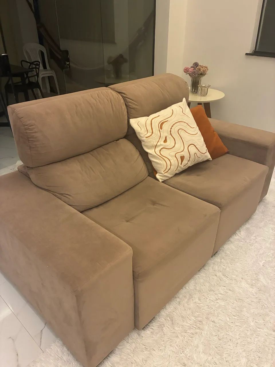 Sofá restratil + Poltrona - Foto 2