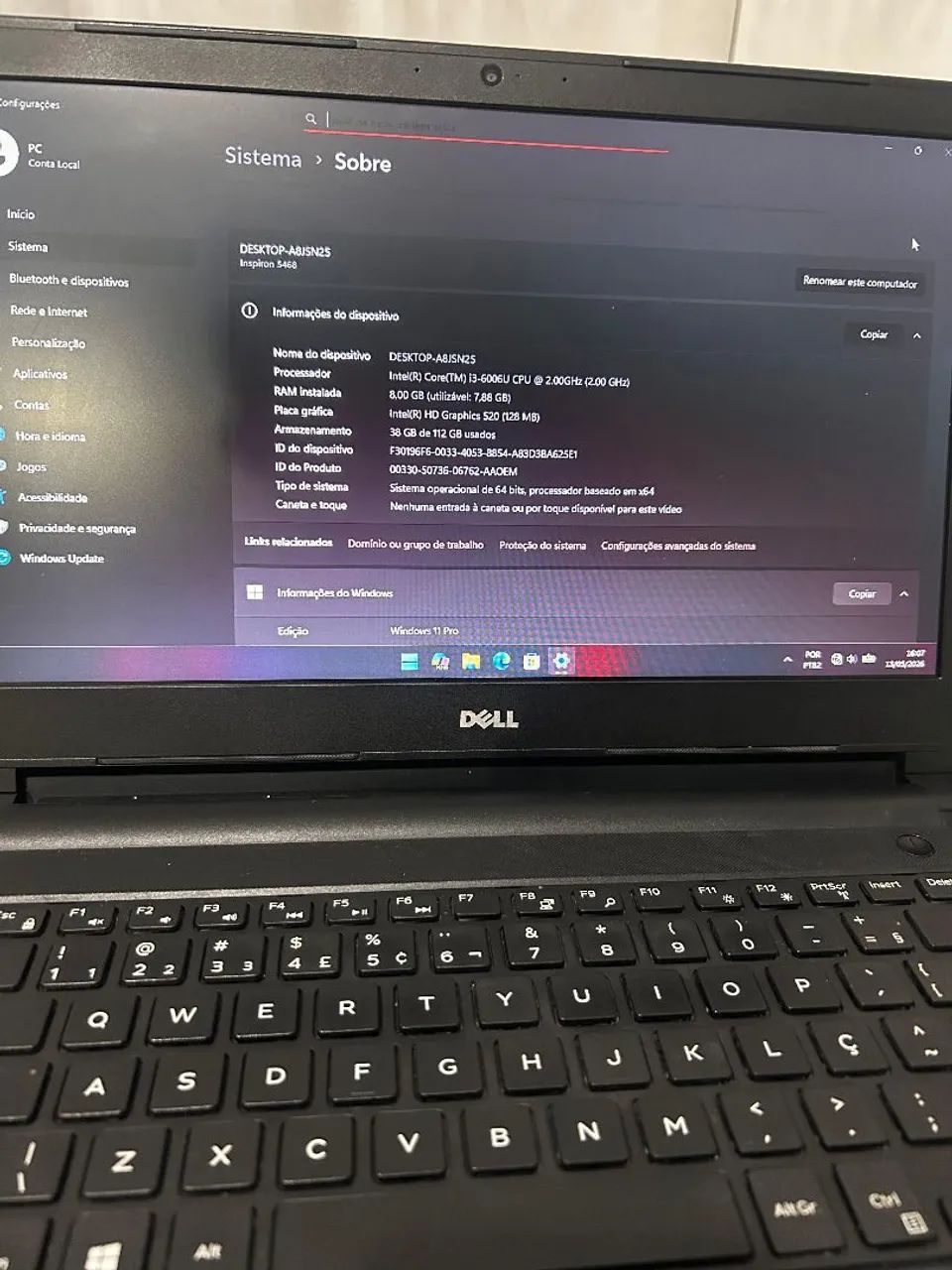 Notebook Dell Inspiron 5468 - Foto 2