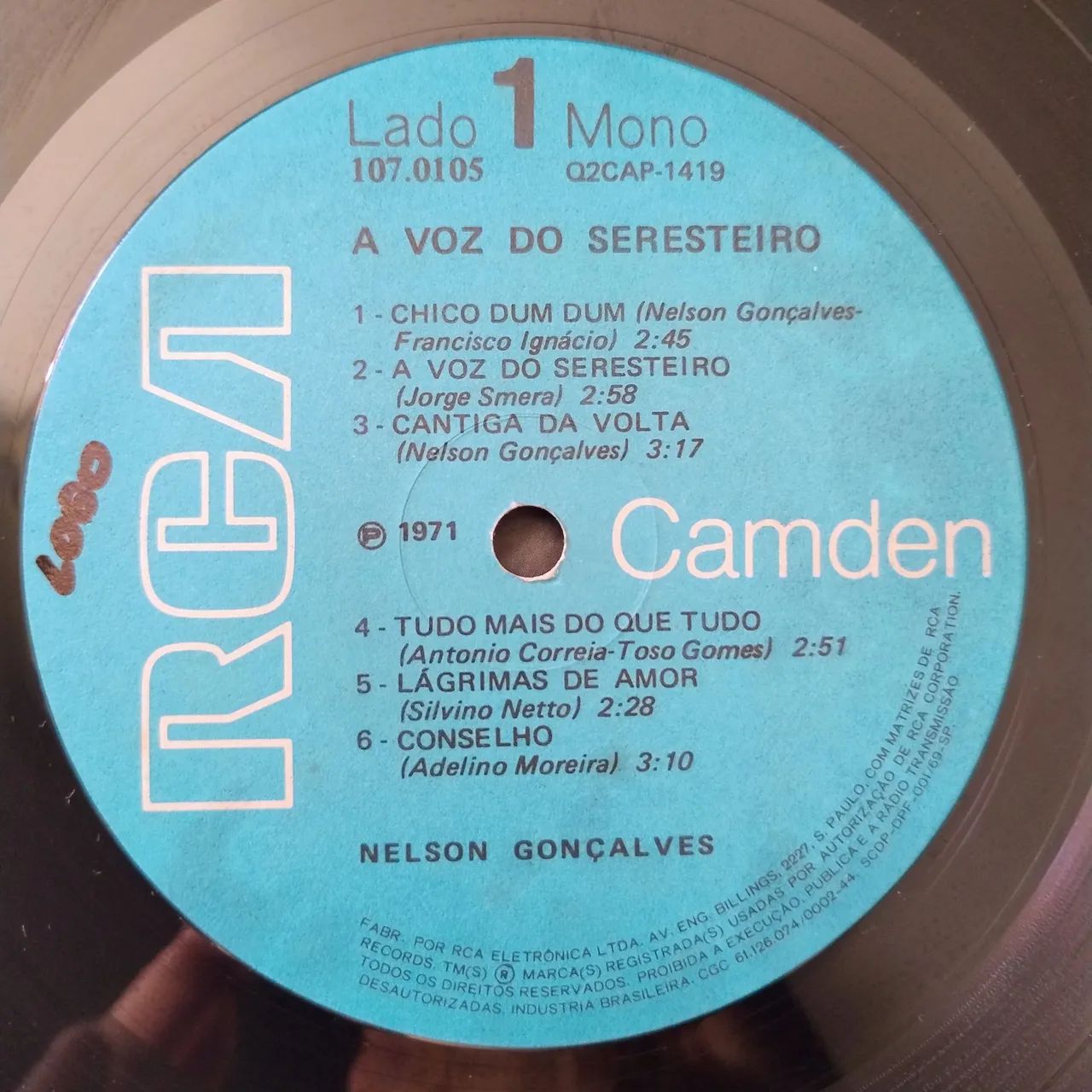 Vinil nelson Gonçalves - a voz do seresteiro - Foto 3