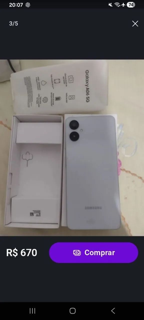 Celular Sansung a06 - Foto 2