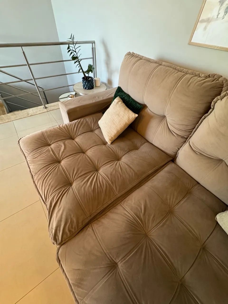 Sofá de TV Grande e Confortável 2,50m - Foto 2