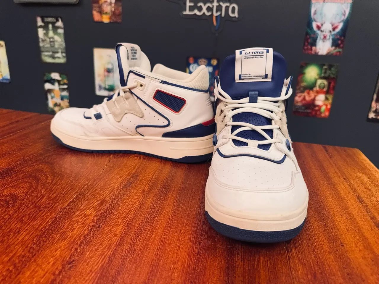 Li-Ning Attack 2020 'White Blue - Foto 3