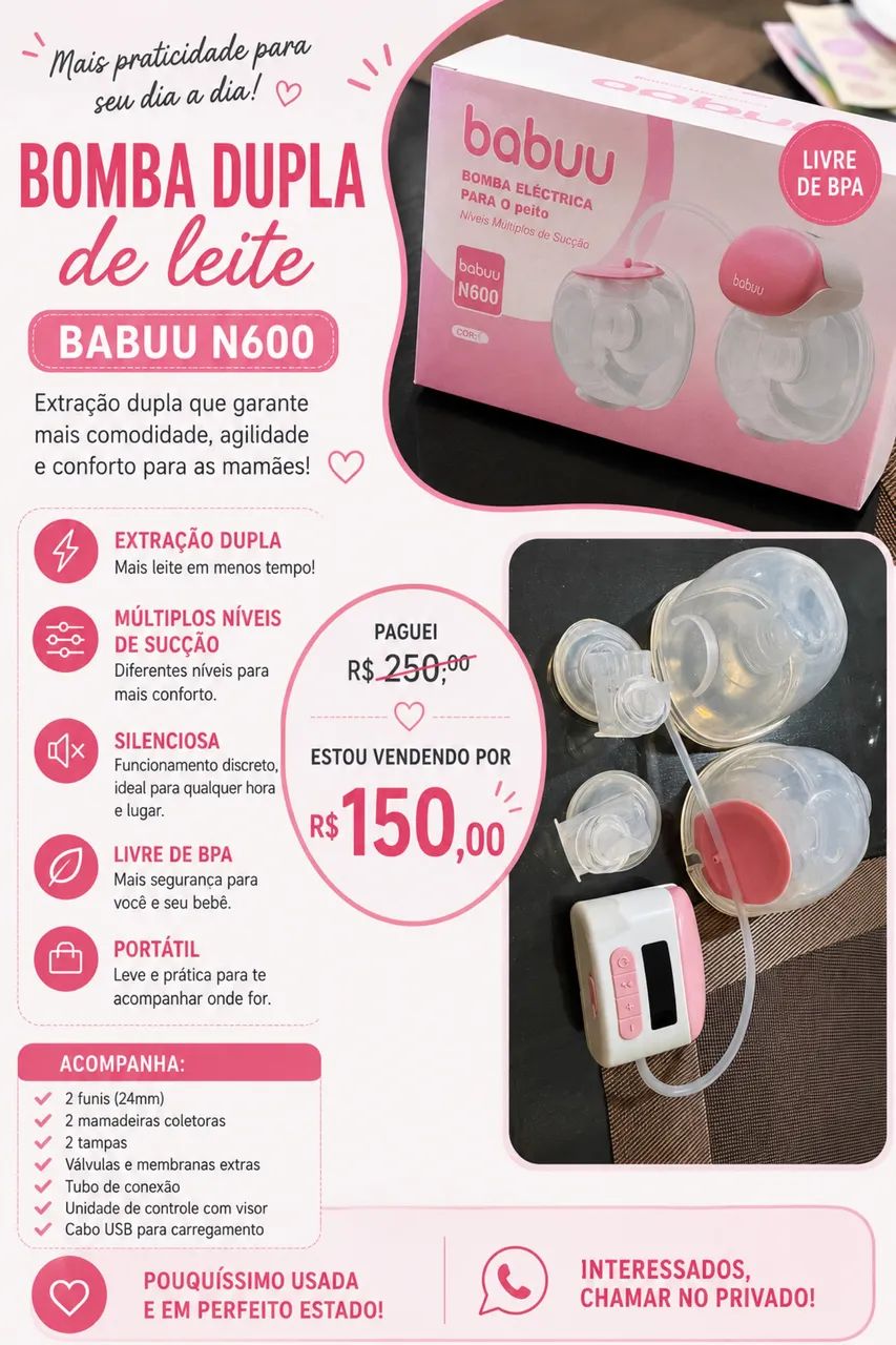 Bomba de leite  dupla bubaa 