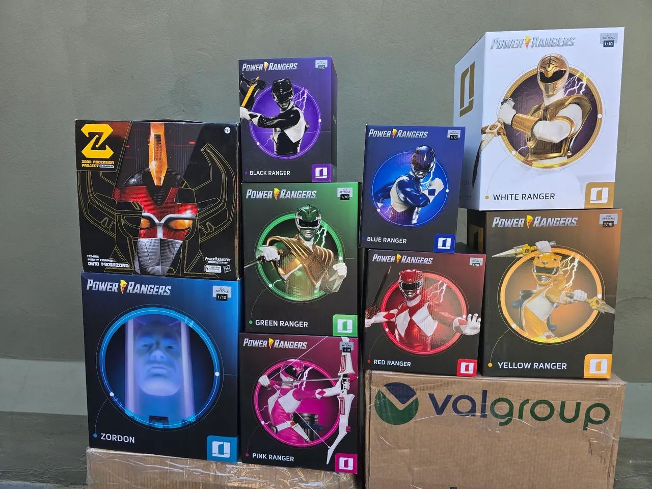Coleção iron studios power rangers + megazord - Foto 4