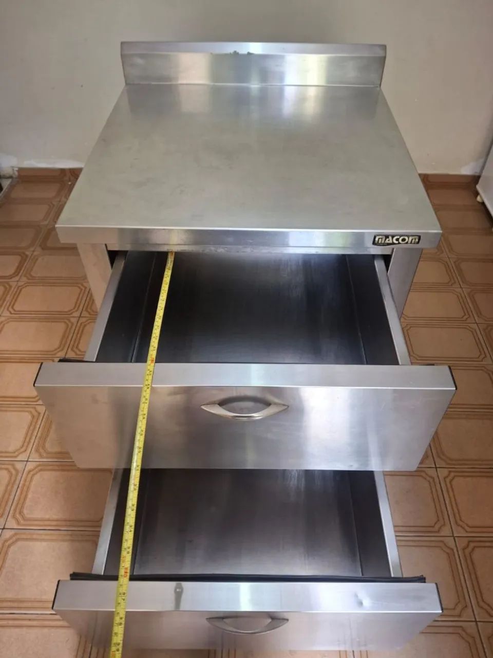 Armário Inox 2 gavetas - Foto 3