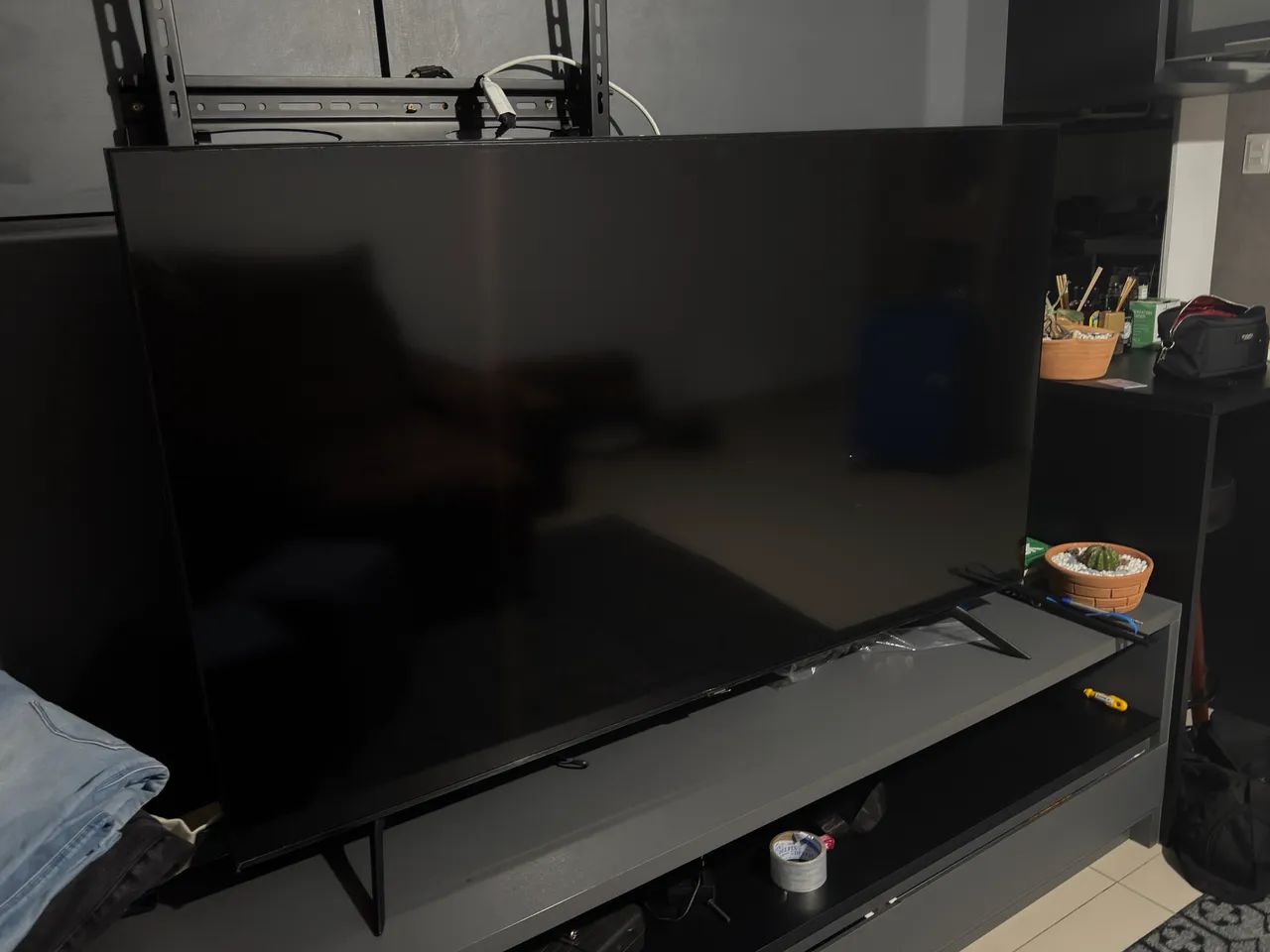 Vendo TV Samsung crystal 65 polegadas 4k - Foto 3