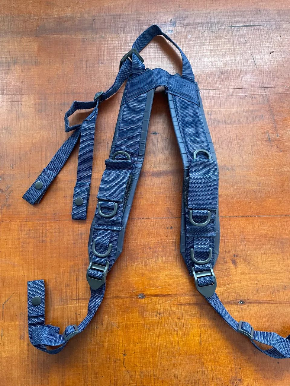 Suspensório com bolso + cinto NA tático azul  - Foto 4