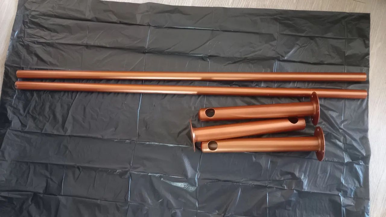 Arara de metal para roupas 2,00m - Foto 3