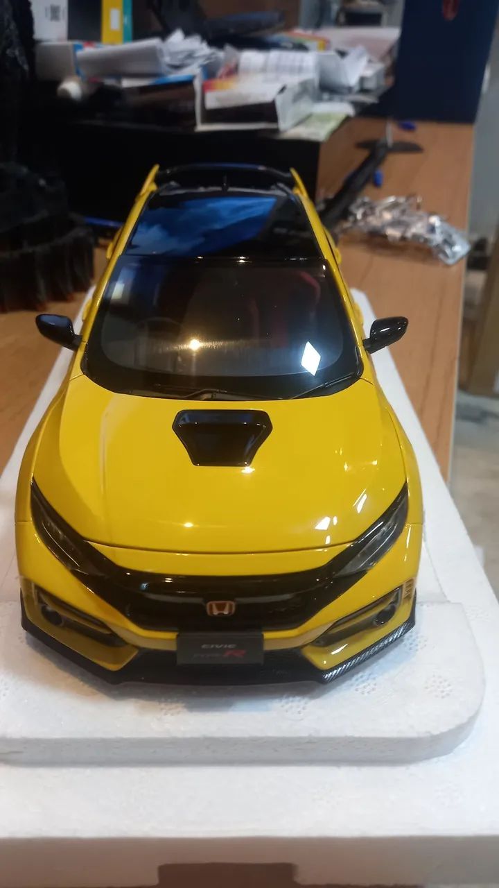 Civic r type amarelo versão especial auto art autoart - Foto 3