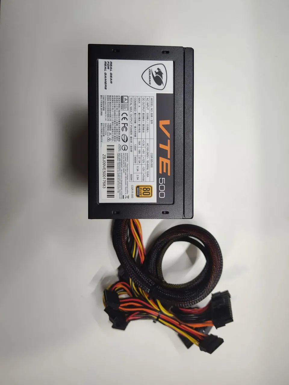 Fonte Cougar VTE 500 80 Plus Bronze - Foto 3